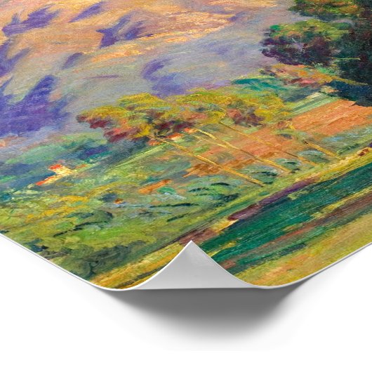 Kalifornische Landschaft | Arthur Merton Hazard Poster (Ecke)