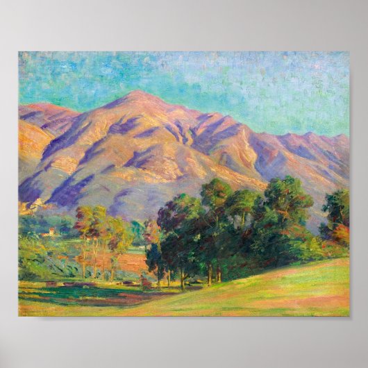 Kalifornische Landschaft | Arthur Merton Hazard Poster (Vorne)