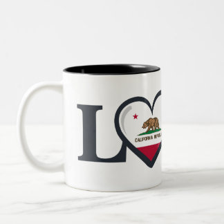 Kalifornische Liebe Zweifarbige Tasse