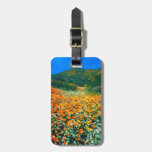 Kalifornische Mohnblumen und Popcorn-Wildblumen Gepäckanhänger