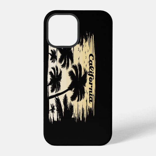 Kalifornische Palme iPhone Hülle (Rückseite)