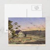 Kalifornische Ranch Postkarte (Vorne/Hinten)