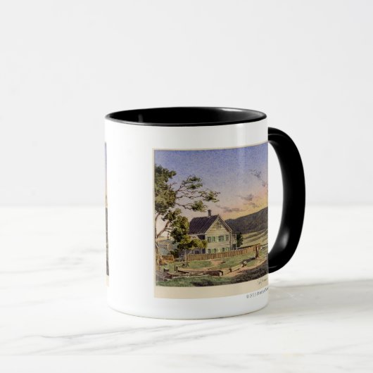 Kalifornische Ranch Tasse (VorderseiteRechts)