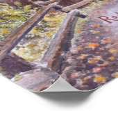 Kalifornische Redwoods Poster (Ecke)