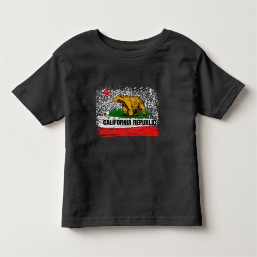 Kalifornische Republik Cali Flag Socal Norcal Cenc Kleinkind T-shirt (Vorderseite)