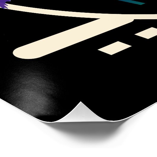 Kalifornische Republik Cali Flag Socal Norcal Cenc Poster (Ecke)