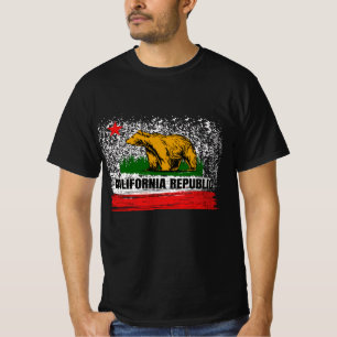 Kalifornische Republik Cali-Flagge Socal Norcal Ce T-Shirt