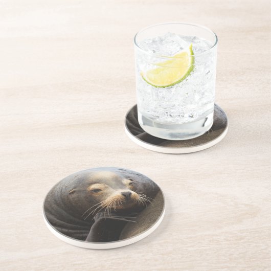 Kalifornische Seelenruhe Getränkeuntersetzer (Seite)