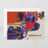 Kalifornische Sonne Postkarte (Vorne/Hinten)