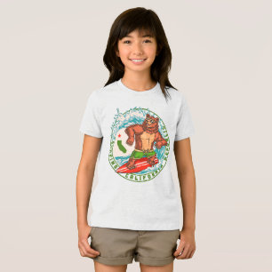 Kalifornische Surfende Bärenrepublik Tri-Blend Shirt