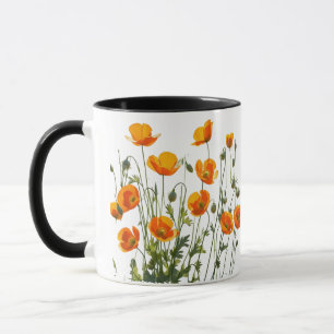 kalifornische/walisische Poppies. Muttertagsgesche Tasse