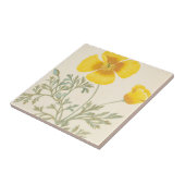 Kalifornischer Eschscholtzia Fliese (Seite)