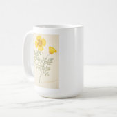 Kalifornischer Eschscholtzia Kaffeetasse (Vorderseite Links)