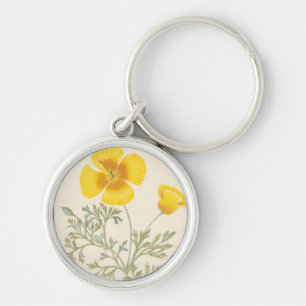 Kalifornischer Eschscholtzia Schlüsselanhänger