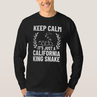 Kalifornischer Königsnake-Habitat mit hohem Weißan T-Shirt
