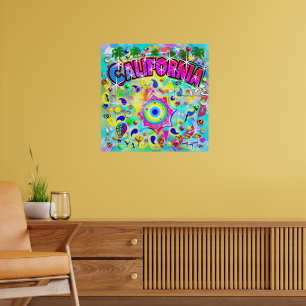 Kalifornischer Mystischer Tanz Poster