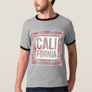 Kalifornischer Sommer Forever - Tropische Blätter T-Shirt