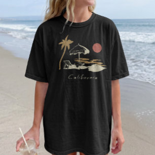 Kalifornischer Strand Vintage T-Shirt