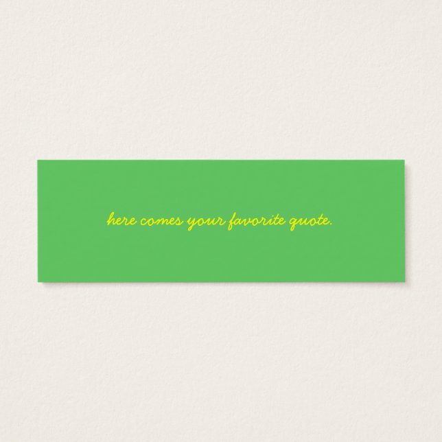 Kalifornisches Mohn-Lesezeichen (Rückseite)