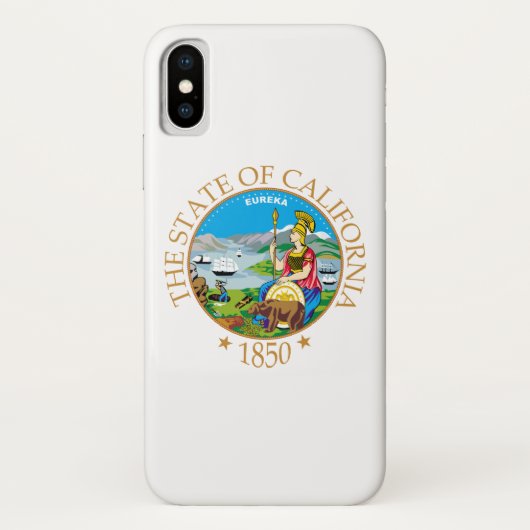 kalifornisches Zeichen Case-Mate iPhone Hülle (Rückseite)