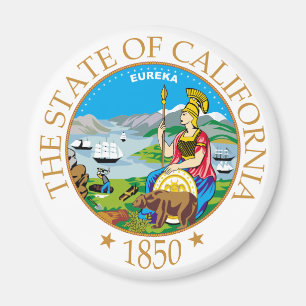 kalifornisches Zeichen Magnet