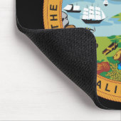 kalifornisches Zeichen Mousepad (Ecke)