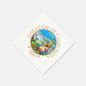 kalifornisches Zeichen Serviette (Ecke)