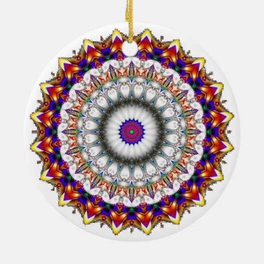 'KaliFract0030' Keramik Ornament (Hinten)