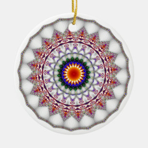 'KaliFract0062' Keramik Ornament