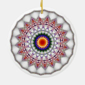 'KaliFract0062' Keramik Ornament (Hinten)