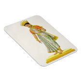 Kalika Ehefrau Varuna, in Gravur von C. de Motte ( Magnet (Rechte Seite)