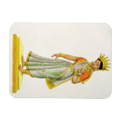 Kalika Ehefrau Varuna, in Gravur von C. de Motte ( Magnet (Horizontal)