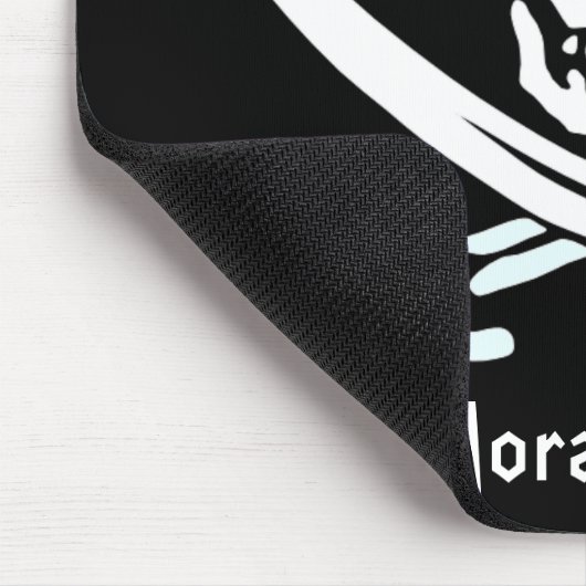 Kaliko-Jack-Piratenflagge, das Schlagen sind Inh.… Mousepad (Ecke)