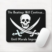 Kaliko-Jack-Piratenflagge, das Schlagen sind Inh.… Mousepad (Mit Mouse)