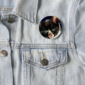 Kaliko-Kätzchen-Knopf Button (Beispiel)