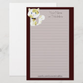 Kaliko-Katzen-Briefpapier Briefpapier (Vorne/Hinten)