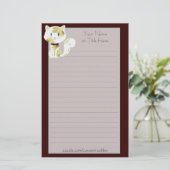 Kaliko-Katzen-Briefpapier Briefpapier (Stehend Vorderseite)