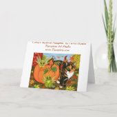 Kaliko-Katzen-feenhafte Karte (Rückseite)