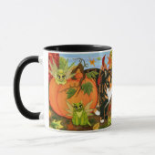 Kaliko-Katzen-feenhafte Tasse (Links)