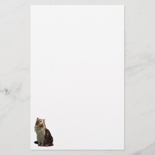 Kaliko-Katzen-Fraktal Briefpapier (Vorderseite)