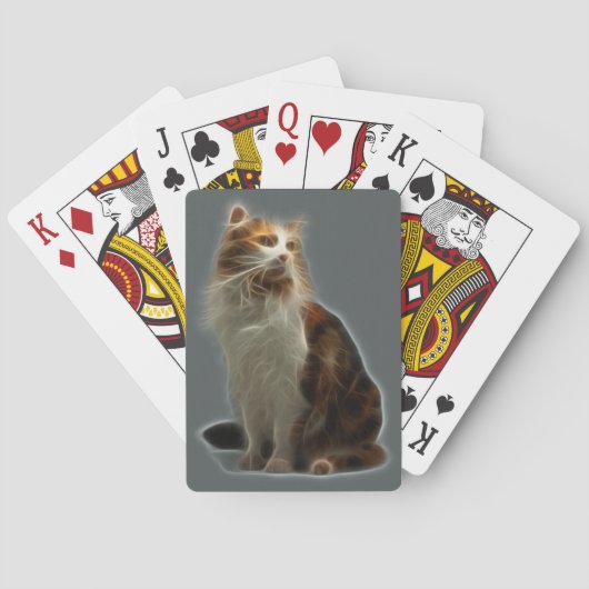 Kaliko-Katzen-Fraktal Spielkarten (Rückseite)