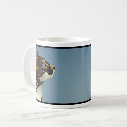 Kaliko-Katzen-Tasse Kaffeetasse (Vorderseite Links)