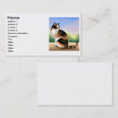 Kaliko-Katzen-Visitenkarte Visitenkarte (Vorne/Hinten)