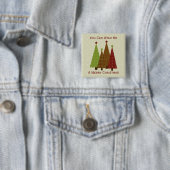 Kaliko-Weihnachtsbaum-Knopf Button (Beispiel)