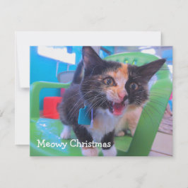 Kalikokätzchen Meowy Dankeskarte