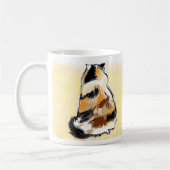 Kalikokatze von der Rückseite Kaffeetasse (Links)