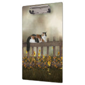 Kalikokitty und -Blumen Klemmbrett (Links)