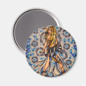 Kalila Belly Dancer Magnet (Vorderseite/Rückseite)