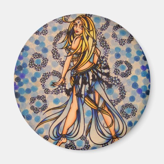 Kalila Belly Dancer Magnet (Vorne)