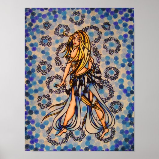 Kalila Belly Dancer Poster (Vorne)